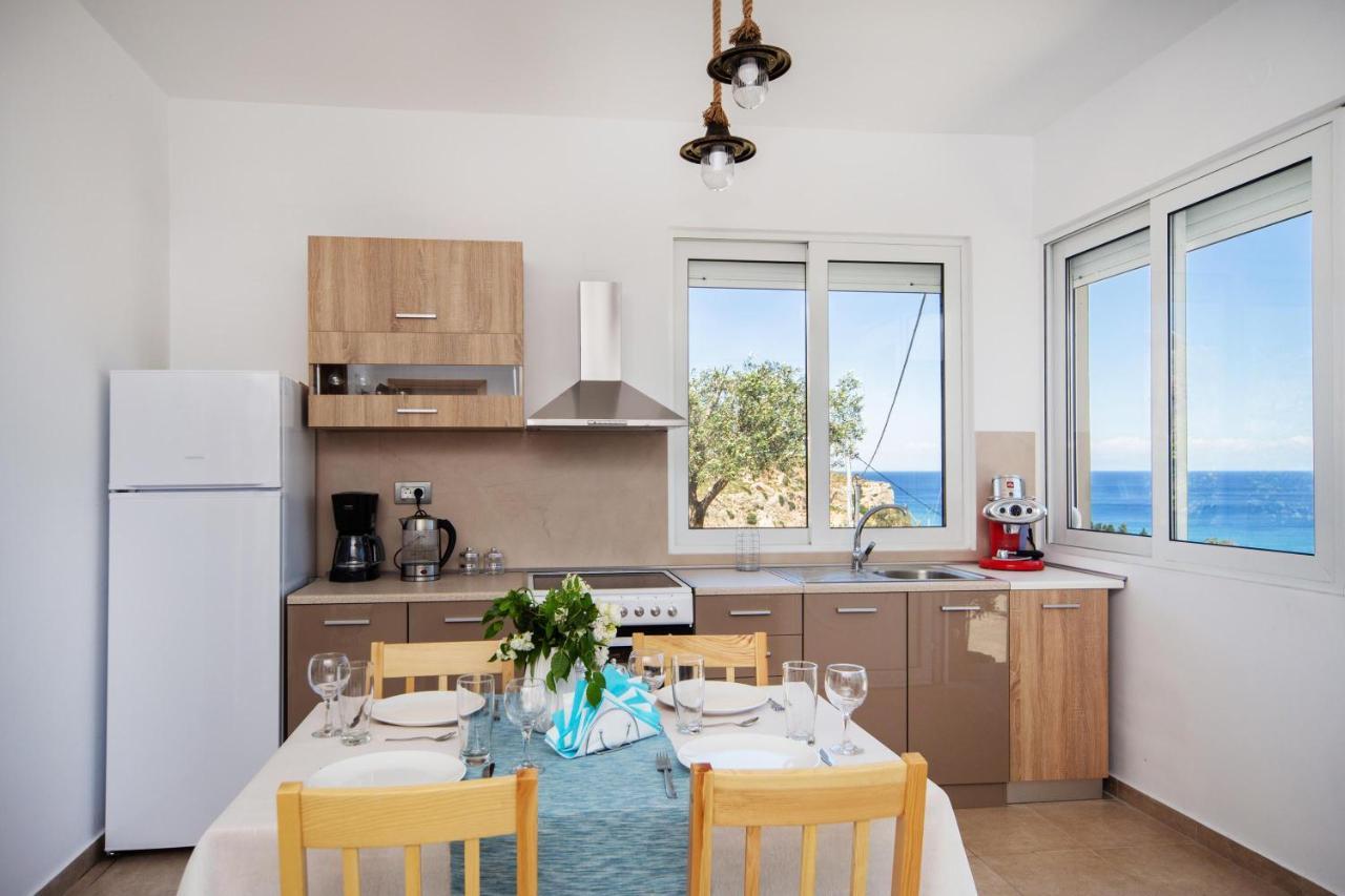 Blue View Stegna House Apartment Archangelos  Bagian luar foto