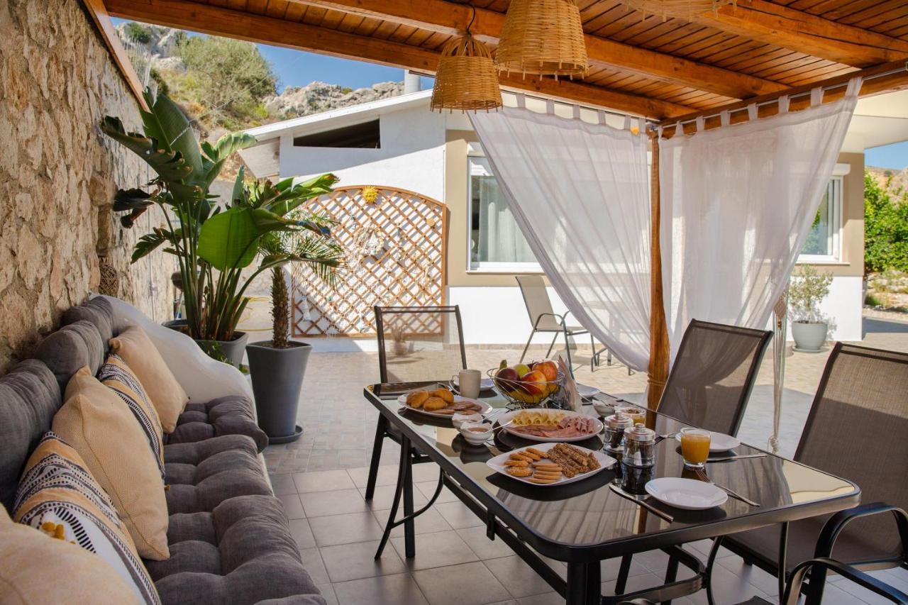 Blue View Stegna House Apartment Archangelos  Bagian luar foto