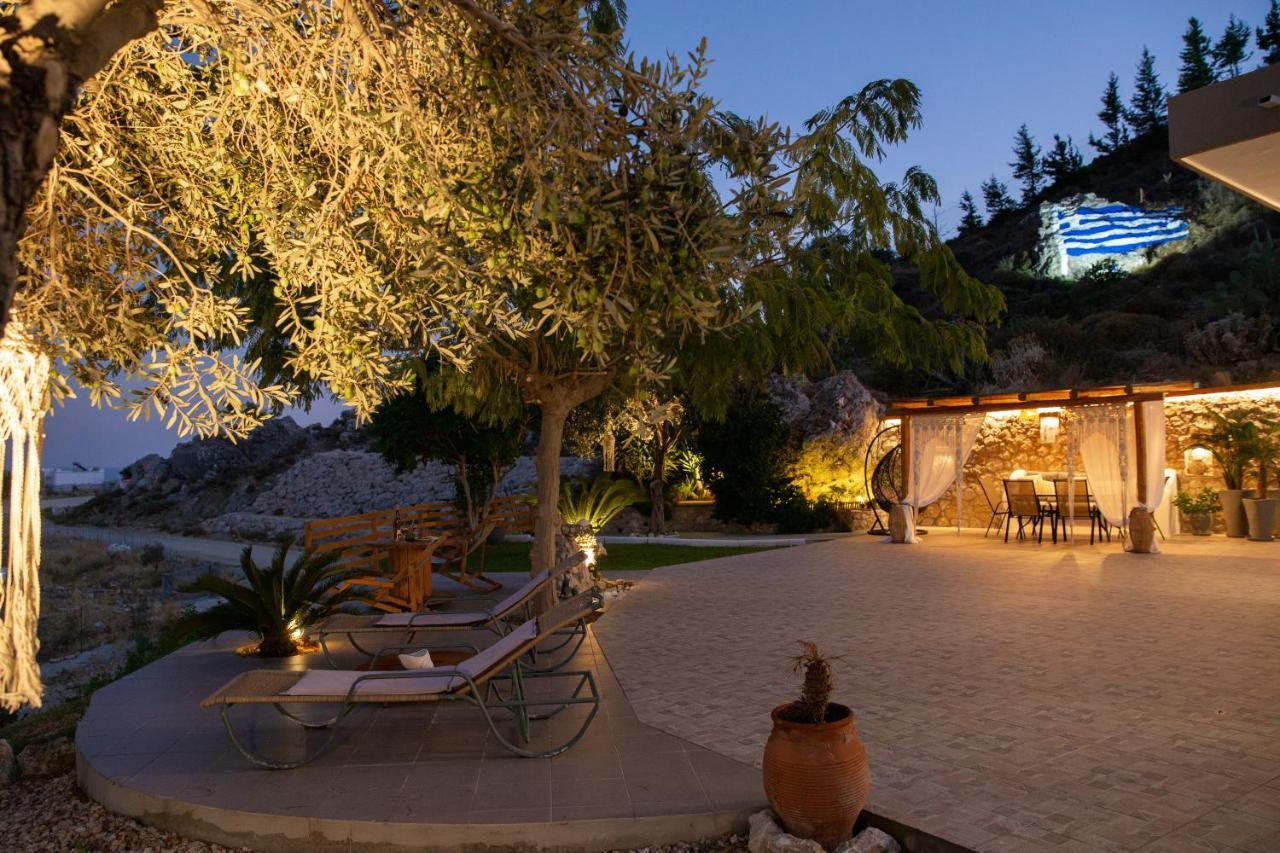 Blue View Stegna House Apartment Archangelos  Bagian luar foto