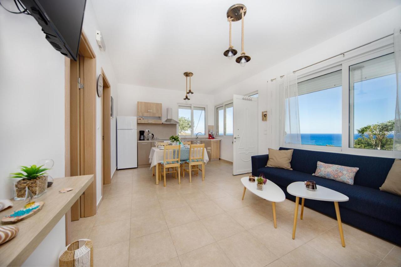 Blue View Stegna House Apartment Archangelos  Bagian luar foto